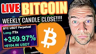 BITCOIN LIVE Trading! *BULLISH* Week for BITCOIN?! (LIVE $100,000.00 LONG TRADE)