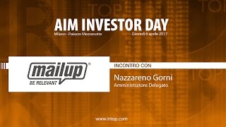 GROWENS Aim Investor Day 2017: nel 2016 ricavi più che raddoppiati per MailUp, obiettivo mercato primario