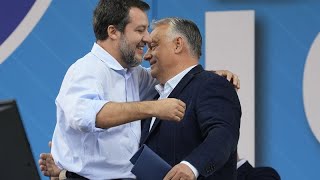 &quot;La santa alleanza di Pontida&quot;: i sovranisti europei difendono Matteo Salvini all&#39;evento della Lega