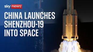 SPACE China Space Shenzhou-19 launch