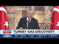 Turkey gas discovery: President says 320 billion cubic metres found off Black Sea coast