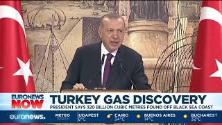 CUBIC CORP. Turkey gas discovery: President says 320 billion cubic metres found off Black Sea coast