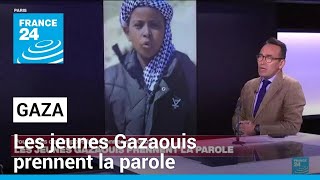 Gaza : les jeunes Gazaouis prennent la parole • FRANCE 24
