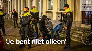 Zo greep de politie in bij pro-Palestijns protest in Utrecht