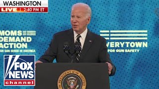 : BREAKING: Biden gets heckled at gun control conference following Hunter&#39;s firearms conviction