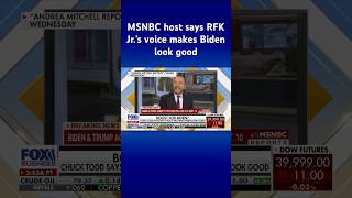 Chuck Todd says RFK Jr.’s voice ailment would make Biden look good on debate stage #shorts