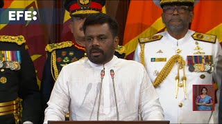 El marxista Anura Kumara Dissanayake es investido presidente de Sri Lanka