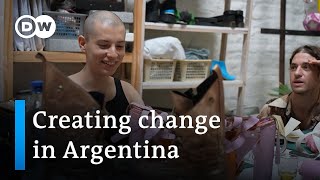 Argentina: Trans women using shoes to escape unemployment and poverty | DW News