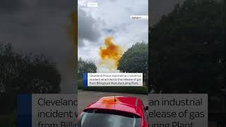 ORANGE Orange cloud appears above County Durham after &#39;industrial incident&#39;