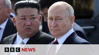 Vladimir Putin arrives in North Korea ahead of talks with Kim Jong-un | BBC News