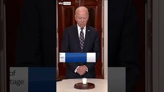 Biden attends 7 October memorial