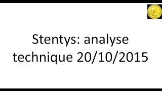 STENTYS Analyse technique de stentys - Apprendre le trading et Ichimoku