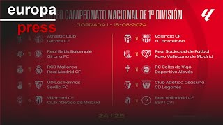 El Real Madrid arrancará ante el Mallorca la defensa del título de la LaLiga EA Sports