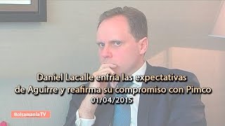 PIMCO CORP. Daniel Lacalle enfría las expectativas de Aguirre y reafirma su compromiso con Pimco