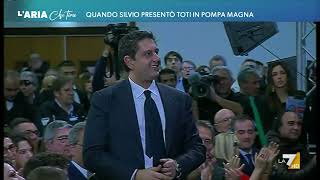 Il battesimo politico di Giovanni Toti da parte di Berlusconi: &quot;È venuto per amor mio ma ...