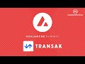 Transak, l'application d'achat de cryptomonnaies | AVALANCHE SUMMIT 2022 🔺