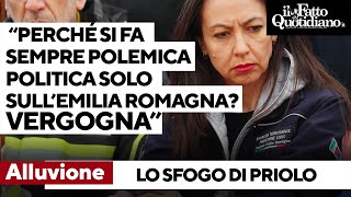 Alluvione, lo sfogo di Priolo: &quot;Perché si fa sempre polemica politica solo sull&#39;Emilia Romagna?&quot;