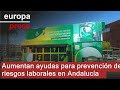 Empleo Andalucía aumentará las ayudas para apoyar a empresas en prevención de riesgos laborales
