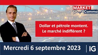 GOLD - USD 🌠 MarketBrief commo - Mercredi 6 septembre 23 / 14h30 Vincent Boy #matièrespremières #gold #pétrole