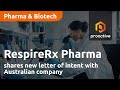 RespireRx Pharmaceuticals shares new letter of intent with Australian company
