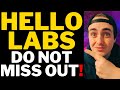 HELLO Labs Big News - HELLO Token Price About To Explode - HELLO Labs Huge 30 Days Ahead!