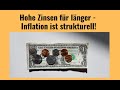 Hohe Zinsen für länger - Inflation ist strukturell! Videoausblick