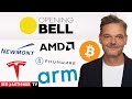 Opening Bell: Apple, Tesla, Bitcoin, Microstrategy, AMD, ARM, Digital World, Phunware, Newmont