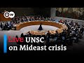 Live: UN Security Council debates the situation in the Middle East | DW News