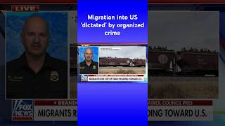 Brandon Judd reacts to migrants riding atop trains into the US #shorts