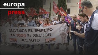 CCOO protesta ante la patronal valenciana para pedir una protección del empleo en la automoción