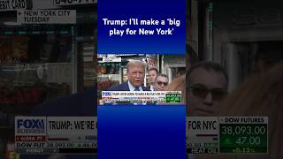 Trump vows to tackle crime if he’s president while visiting NYC bodega #shorts