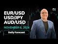 EUR/USD, USD/JPY, AUD/USD Price Forecast Today: Euro, Yen, Dollar Technical Analysis (November 06)