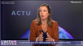 ISHARES PLC SHS Le palmarès des ETF iShares pour le 3e trimestre 2024