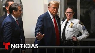 DIA EN VIVO: Trump llega a la corte en el segundo día de su juicio penal