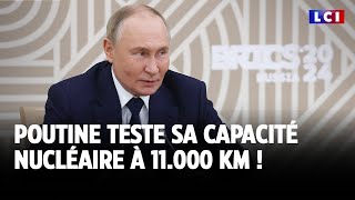 Poutine teste sa capacité nucléaire à 11.000 km !