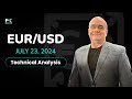EUR/USD Daily Forecast and Technical Analysis for July 23, 2024, by Chris Lewis for FX Empire