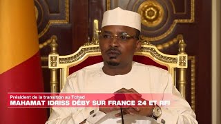 TRANSITION SHARES Déby, président de la transition au Tchad : &quot;Je ne ferai pas plus de deux mandats successifs&quot;