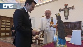 Noboa se reúne con el papa y visita el hospital pediátrico vaticano para supervisar la colaboración