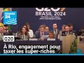 A Rio, le G20 s'engage à "coopérer" pour taxer les super-riches • FRANCE 24