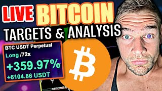 BITCOIN LIVE *BITCOIN* Trading &amp; Analysis - IT HAPPENS TONIGHT! $200,000.00 SHORT TRADE!