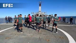 COPA HLD. La copa de Chile arranca con un entrenamiento en pleno Océano Pacífico