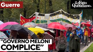 Marcia per la pace a Milano, Emergency: &quot;Meloni complice del disastro, punta a esportare armi&quot;