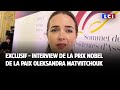 NOBEL - ExCLUSIF - Interview de la militante ukrainienne, prix Nobel de la paix, Oleksandra Matviitchouk