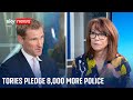 Conservatives pledge extra 8,000 neighbourhood police officers | Election 2024