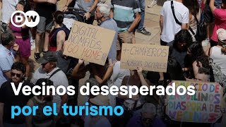 Protestas en España contra la masificación turística