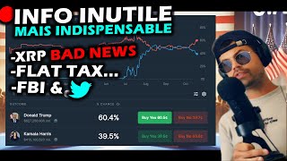 BITCOIN Info crypto🔴XRP bad news, trump va perdre ?, FBI et twitter !,...  🚨 bitcoin