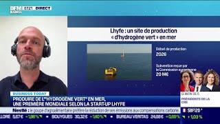 LHYFE Matthieu Guesné (Lhyfe) : Lhyfe démarre la production d&#39;hydrogène marin