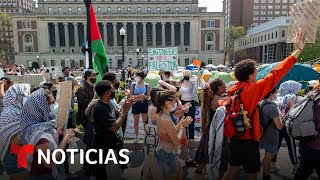 Columbia suspenderá a los estudiantes que desafiaron la orden de deponer las protestas propalestinas