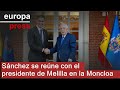 Sánchez se reúne con el presidente de Melilla en la Moncloa