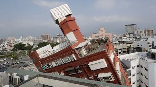 TERRA Terremoto a Taiwan, le telecamere riprendono la terra che trema